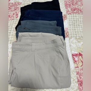 4 Pairs Eddie Bauer Women’s Guide Pro Pants High Rise Size 16 EUC